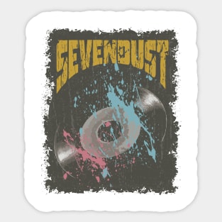 Sevendust Vintage Vynil Sticker